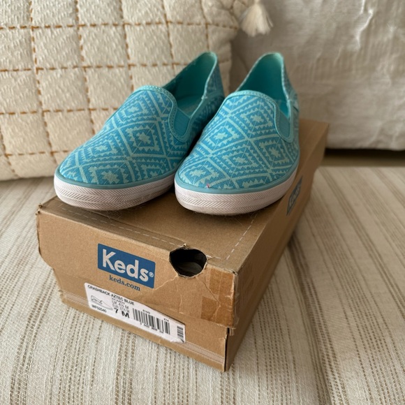 Keds Crashback Aztec Blue Size 7 - Picture 2 of 4